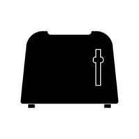 Toaster black color icon . vector