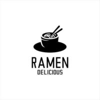 vector de logotipo de ramen