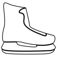 icono de skate ilustración de color negro estilo plano imagen simple vector