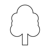 Tree it is black icon . vector