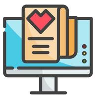 Digital marketing illustration icon marketing ads vector
