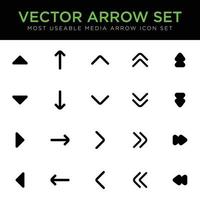 Vector Arrow Set black and white arrows icon set modern arrows collection