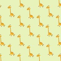 Pattern with giraffes. Illustration for design, printing on objects. vector