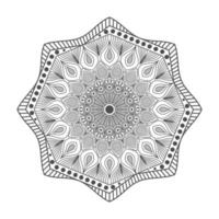 mandala art decoration vector