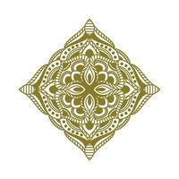 ethnic mandala abstract art design vector