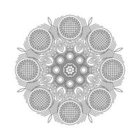 mandala art design vector