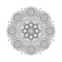 diseño de arte mandala vector