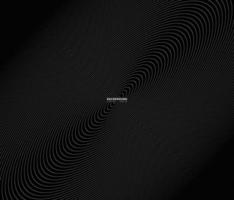 Concentric circle. Illustration for sound wave. Abstract circle line pattern. Black and white graphics. EPS10 - Illustration vector