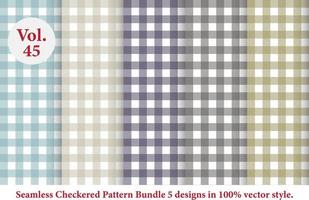 checkered pattern vector, pattern,Tartan fabric texture in retro style colored vector