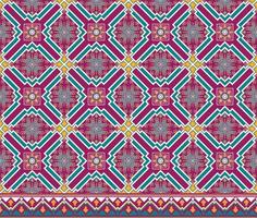 Pattern Ethnic fabric texture Geometric Vector Aztec oriental illustration retro ceramic tile