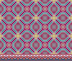 Pattern Ethnic fabric texture Geometric Vector Aztec oriental illustration retro ceramic tile