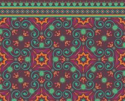Pattern Ethnic fabric texture Geometric Vector Aztec oriental illustration retro ceramic tile