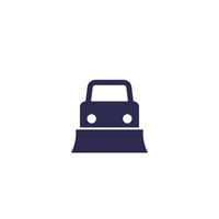 snowplow icon, vector