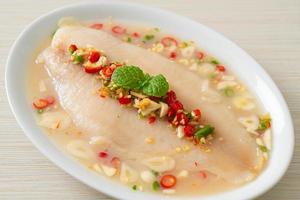 Steamed Fish in Spicy Lemon Sauce photo