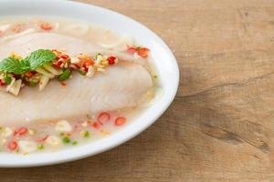 Steamed Fish in Spicy Lemon Sauce photo