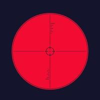 crosshair of sniper rifle vector