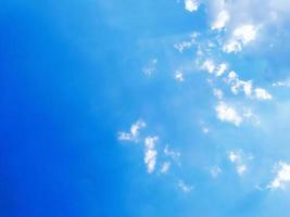 blue sky with cloud background. Selective focus. Copy space photo