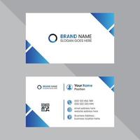 Abstract stylish professional business card design template