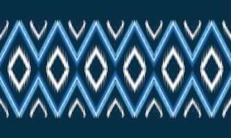 Geometric ethnic oriental ikat pattern traditional Design for background,carpet,wallpaper,clothing,wrapping,Batik,fabric,Vector illustration.embroidery style. vector
