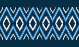 Geometric ethnic oriental ikat pattern traditional Design for background,carpet,wallpaper,clothing,wrapping,Batik,fabric,Vector illustration.embroidery style. vector