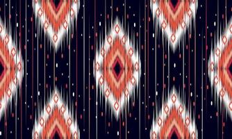 Geometric ethnic oriental ikat pattern traditional Design for background,carpet,wallpaper,clothing,wrapping,Batik,fabric,Vector illustration.embroidery style. vector