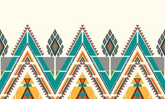 Geometric ethnic pattern embroidery .carpet,wallpaper,clothing,wrapping,batik,fabric,Vector illustration embroidery style. vector