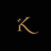 luxury and elegant design initial letter K vector