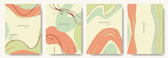 Modern abstract backgrounds.minimal trendy style. various shapes set up design templates good for background  card greeting wallpaper brochure flier invitation and other. vector illustration