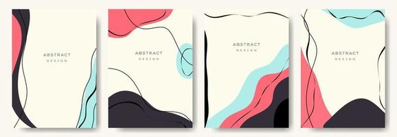 Modern abstract backgrounds.minimal trendy style. various shapes set up design templates good for background  card greeting wallpaper brochure flier invitation and other. vector illustration