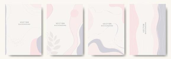 fondos abstractos modernos. estilo minimalista de moda. varias formas configuran plantillas de diseño buenas para la tarjeta de fondo saludo papel tapiz folleto volante invitación y otros. ilustración vectorial vector