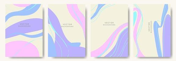 fondos abstractos modernos. estilo minimalista de moda. varias formas configuran plantillas de diseño buenas para la tarjeta de fondo saludo papel tapiz folleto volante invitación y otros. ilustración vectorial vector