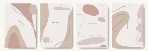 fondos abstractos modernos. estilo minimalista de moda. varias formas configuran plantillas de diseño buenas para la tarjeta de fondo saludo papel tapiz folleto volante invitación y otros. ilustración vectorial vector