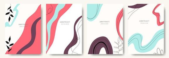 Modern abstract backgrounds.minimal trendy style. various shapes set up design templates good for background  card greeting wallpaper brochure flier invitation and other. vector illustration