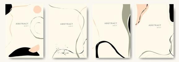 Modern abstract backgrounds.minimal trendy style. various shapes set up design templates good for background  card greeting wallpaper brochure flier invitation and other. vector illustration