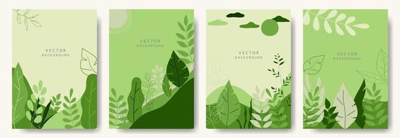 fondos abstractos modernos. estilo minimalista de moda. varias formas configuran plantillas de diseño buenas para la tarjeta de fondo saludo papel tapiz folleto volante invitación y otros. ilustración vectorial vector