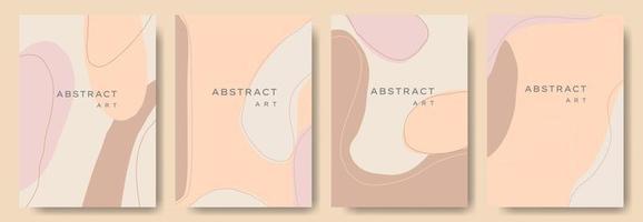 fondos abstractos modernos. estilo minimalista de moda. varias formas configuran plantillas de diseño buenas para la tarjeta de fondo saludo papel tapiz folleto volante invitación y otros. ilustración vectorial vector