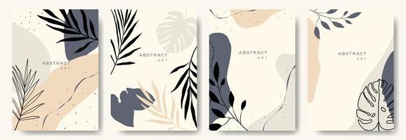 fondos abstractos modernos. estilo minimalista de moda. varias formas configuran plantillas de diseño buenas para la tarjeta de fondo saludo papel tapiz folleto volante invitación y otros. ilustración vectorial vector