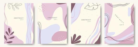 fondos abstractos modernos. estilo minimalista de moda. varias formas configuran plantillas de diseño buenas para la tarjeta de fondo saludo papel tapiz folleto volante invitación y otros. ilustración vectorial vector