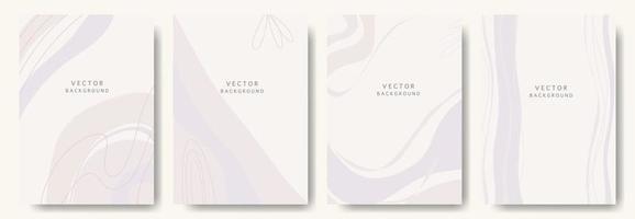 fondos abstractos modernos. estilo minimalista de moda. varias formas configuran plantillas de diseño buenas para la tarjeta de fondo saludo papel tapiz folleto volante invitación y otros. ilustración vectorial vector