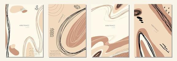 Modern abstract backgrounds.minimal trendy style. various shapes set up design templates good for background  card greeting wallpaper brochure flier invitation and other. vector illustration