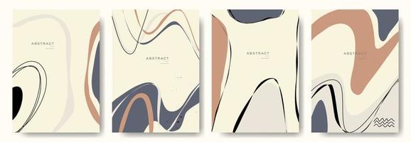 Modern abstract backgrounds.minimal trendy style. various shapes set up design templates good for background  card greeting wallpaper brochure flier invitation and other. vector illustration