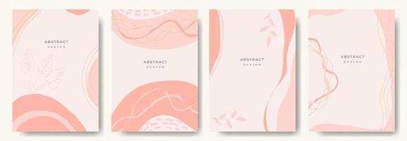 Modern abstract backgrounds.minimal trendy style. various shapes set up design templates good for background  card greeting wallpaper brochure flier invitation and other. vector illustration