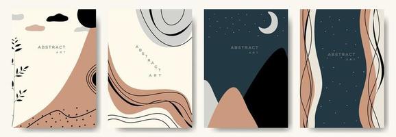 Modern abstract backgrounds.minimal trendy style. various shapes set up design templates good for background  card greeting wallpaper brochure flier invitation and other. vector illustration