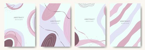 fondos abstractos modernos. estilo minimalista de moda. varias formas configuran plantillas de diseño buenas para la tarjeta de fondo saludo papel tapiz folleto volante invitación y otros. ilustración vectorial vector