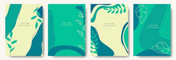 fondos abstractos modernos. estilo minimalista de moda. varias formas configuran plantillas de diseño buenas para la tarjeta de fondo saludo papel tapiz folleto volante invitación y otros. ilustración vectorial vector