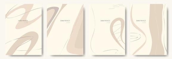 fondos abstractos modernos. estilo minimalista de moda. varias formas configuran plantillas de diseño buenas para la tarjeta de fondo saludo papel tapiz folleto volante invitación y otros. ilustración vectorial vector