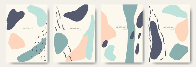 Modern abstract backgrounds.minimal trendy style. various shapes set up design templates good for background  card greeting wallpaper brochure flier invitation and other. vector illustration