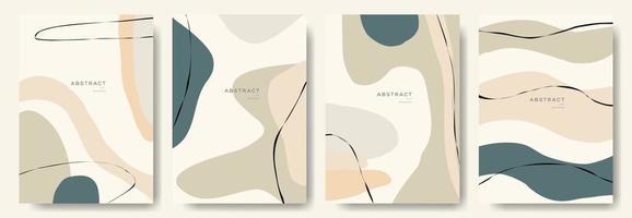 Modern abstract backgrounds.minimal trendy style. various shapes set up design templates good for background  card greeting wallpaper brochure flier invitation and other. vector illustration