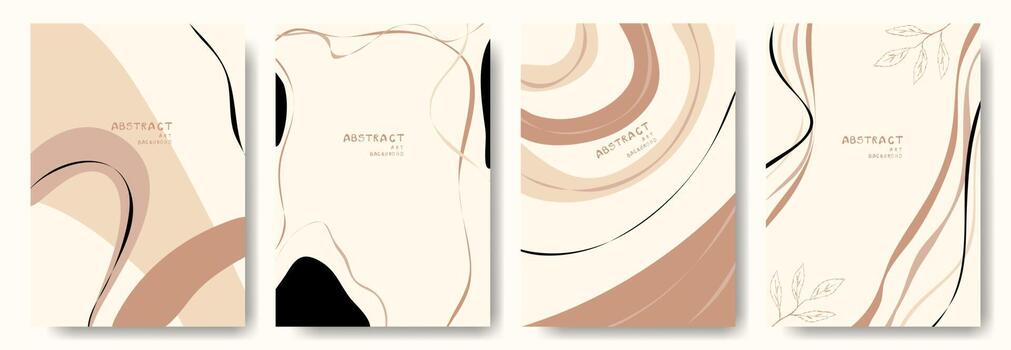 Modern abstract vector backgrounds.minimal trendy style. various shapes set up design templates good for background  card greeting wallpaper brochure flier invitation and other. vector illustration