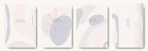 fondos abstractos modernos. estilo minimalista de moda. varias formas configuran plantillas de diseño buenas para la tarjeta de fondo saludo papel tapiz folleto volante invitación y otros. ilustración vectorial vector